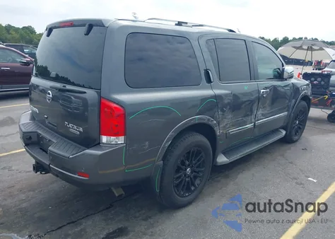 2012 Nissan Armada Platinum z USA, uszkodzony, nr VIN 5N1BA0NFXCN608503